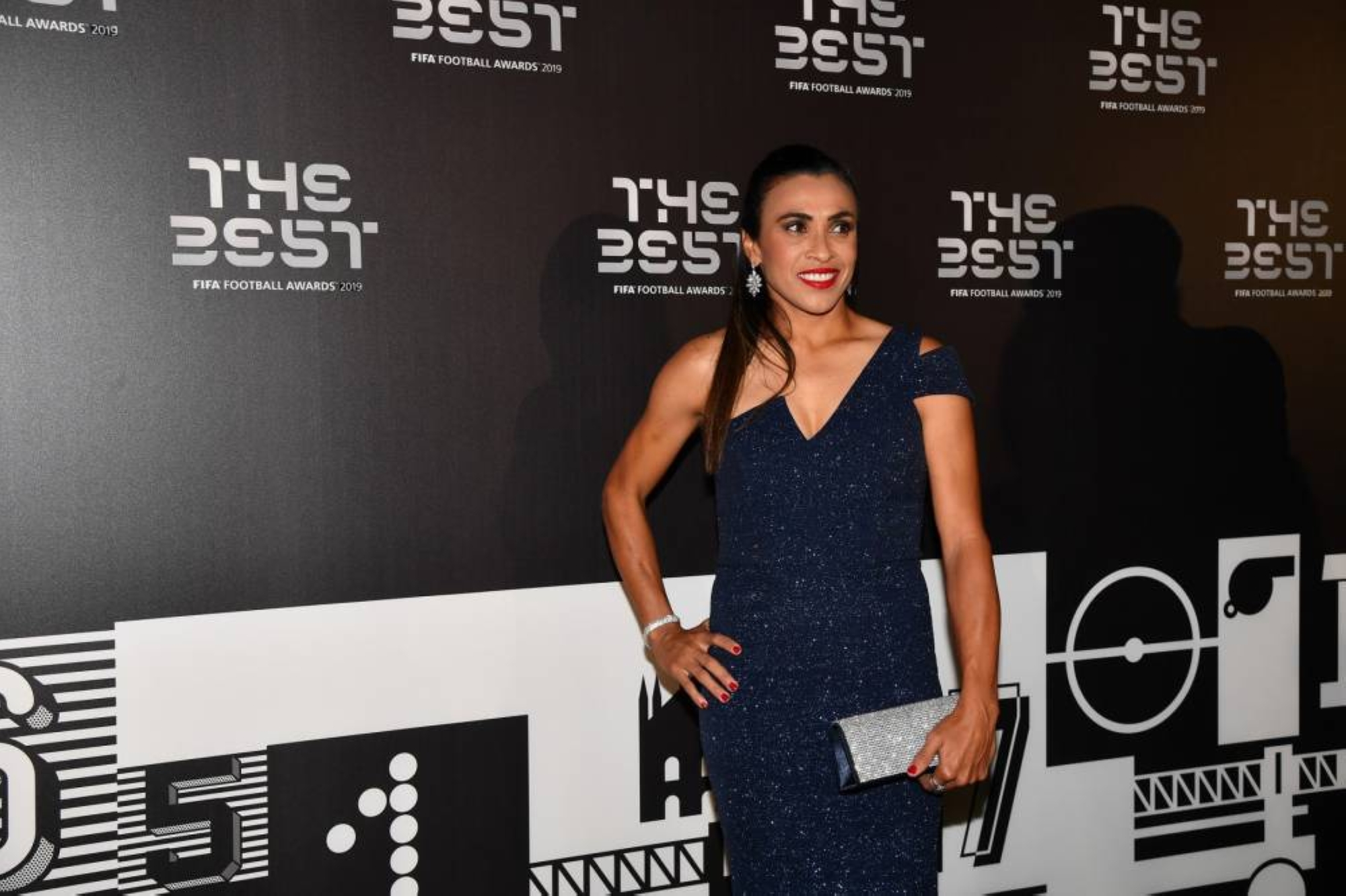 Marta in The Best FIFA Football Awards ceremony on September 2019 