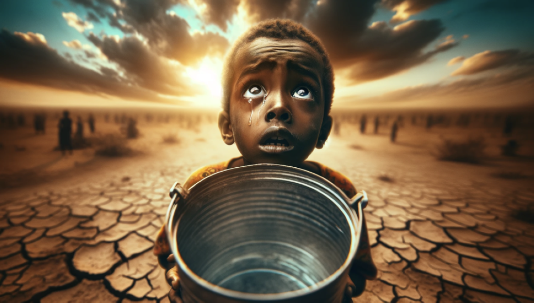 Child in distress