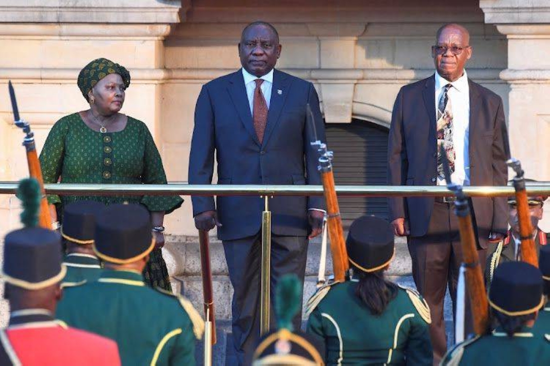 Ramaphosa, Zuma et Mapisa-Nqakula