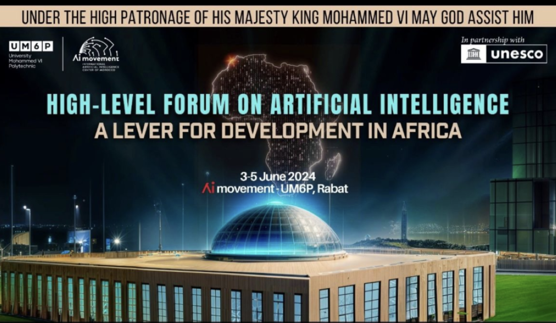 Affiche du Forum de Haut niveau sur l'IA