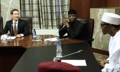 Zuckerberg with President Buhari