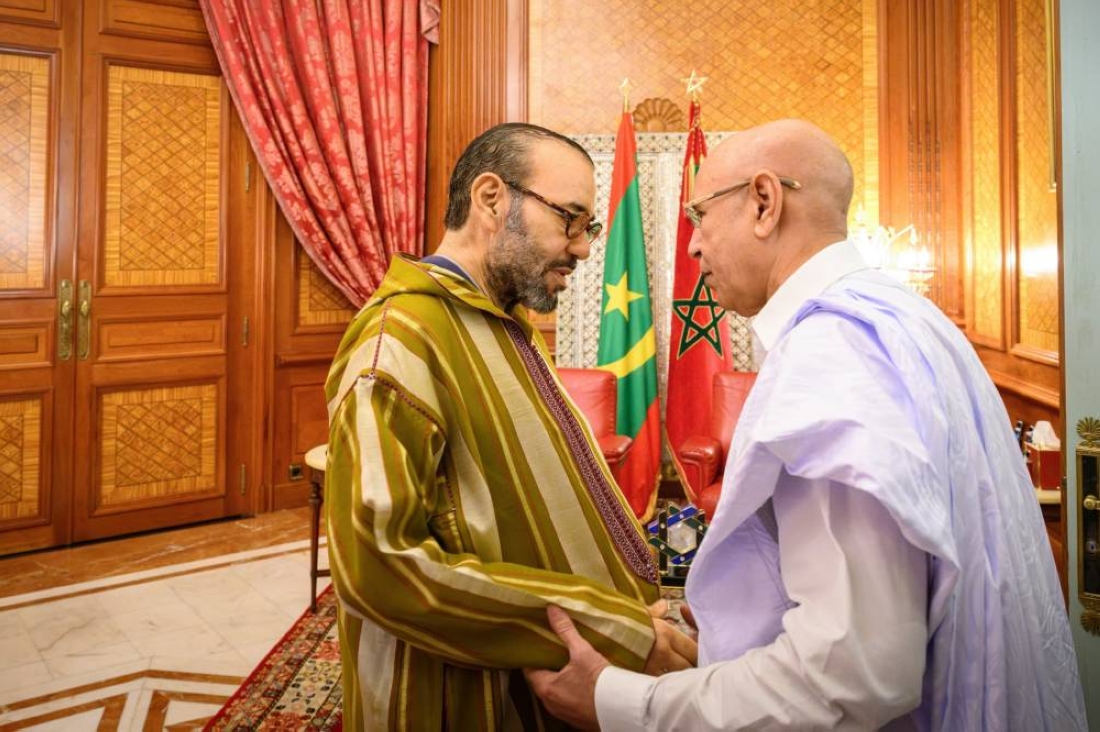 M King Mohammed VI - President Mohamed Ould Cheikh El Ghazouani