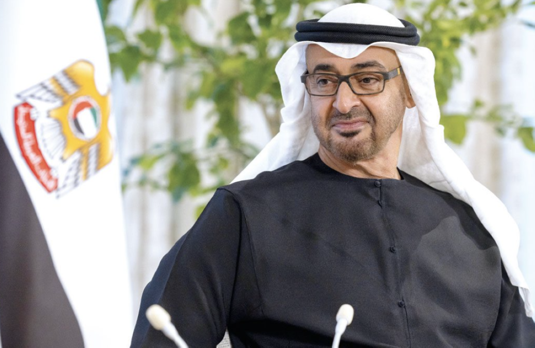The President of the United Arab Emirates and Emir of Abu Dhabi, Mohammed Bin Zayed