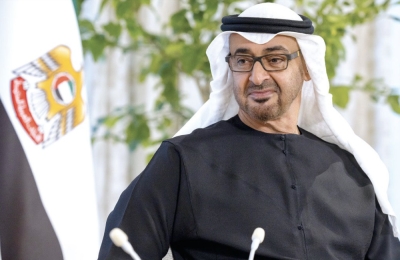 The President of the United Arab Emirates and Emir of Abu Dhabi, Mohammed Bin Zayed