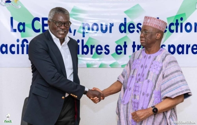 The ECOWAS Resident Representative in Benin, His Excellency Amadou Diongue, was received in audience by the President of CENA on Tuesday, February 25, 2025.