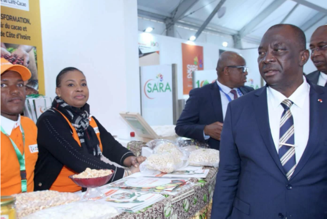 Ivorian Minister of State Kobenan Kouassi Adjoumani leads an Ivorian delegation to the 17th edition of the International Agricultural Exhibition of Morocco.