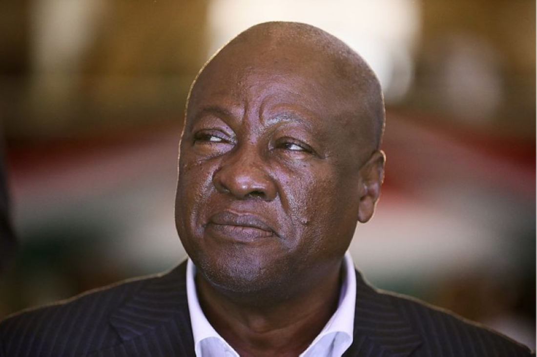 The President of Ghana John Mahama 
