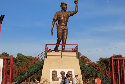 The Statue of Thomas Sankara in Ouagadougou
