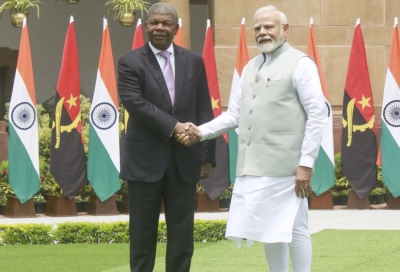 Angolan President João Lourenço and Indian Prime Minister Narendra Modi







