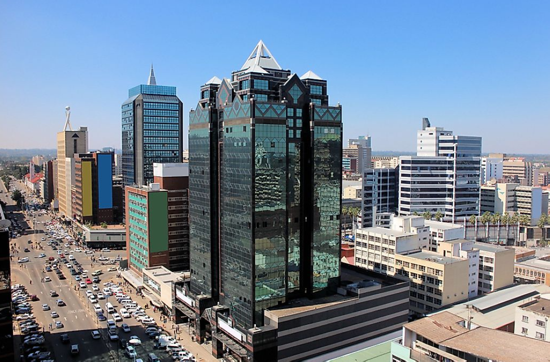 Harare, capital of Zimbabwe.









