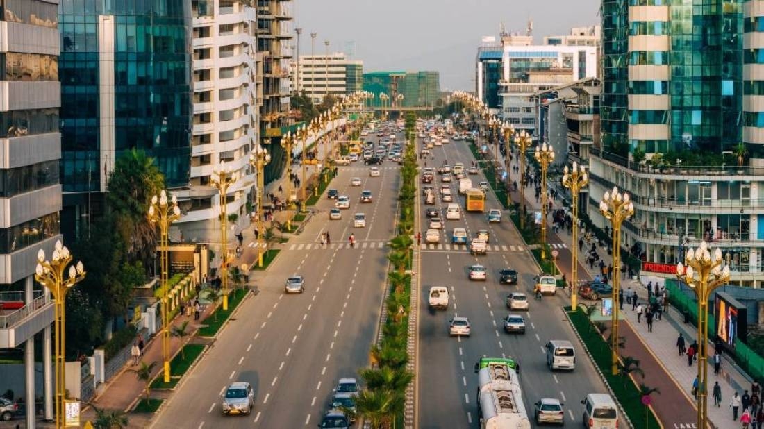 Addis Ababa, capital of Ethiopia.









