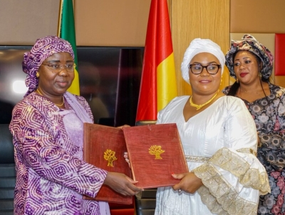 Fatou Diouf and Fatima Camara