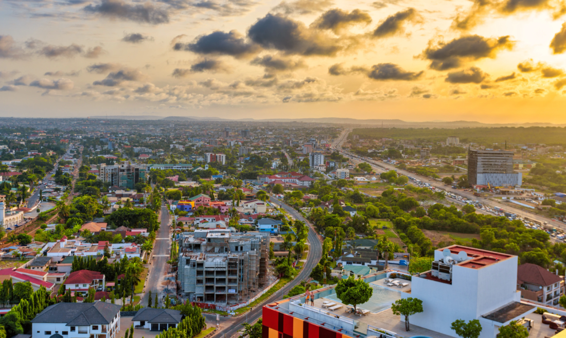 Accra, the capital of Ghana