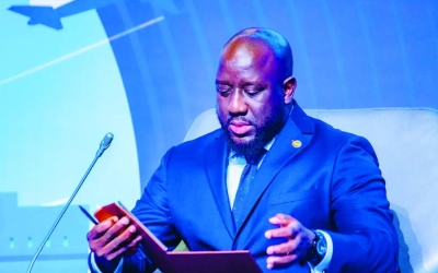 The Minister of Communication, Telecommunications, and the Digital Economy, Alioune Sall