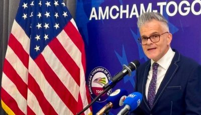 The U.S. Chargé d’Affaires, Richard C. Michaels,