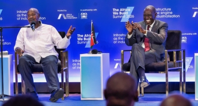 Kenyan President William Ruto and Ugandan President Yoweri Museveni