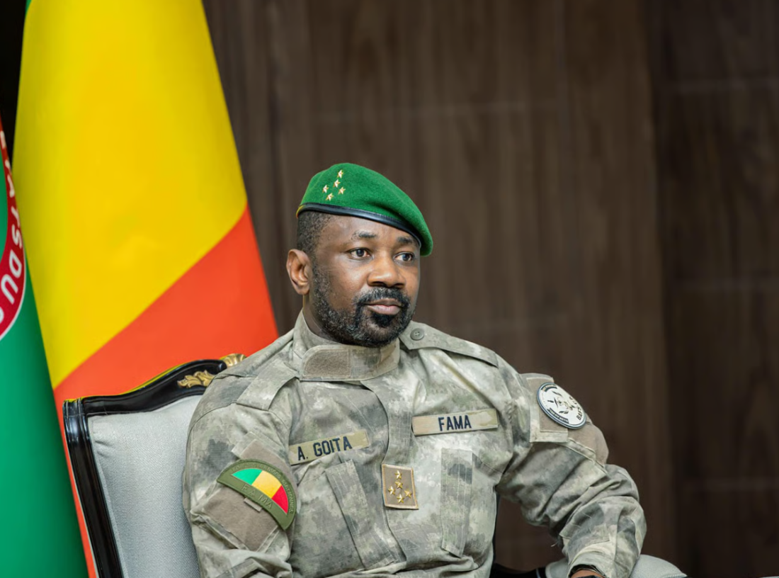 The Malian President, Assimi Goïta