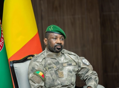The Malian President, Assimi Goïta