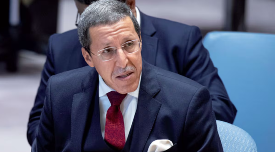 L'ambassadeur, représentant Permanent du Maroc auprès des Nations Unies à New York, Omar Hilale.
