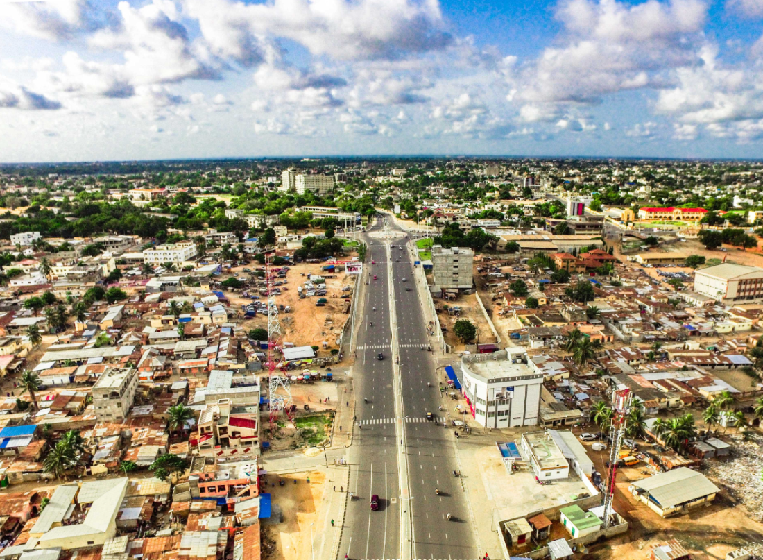 Lomé, the capital of Togo.