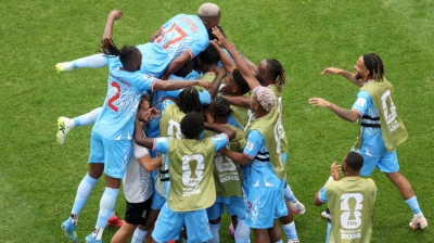 DR Congo celebrates after Yoane Wissa’s historic goal at the 2026 World Cup