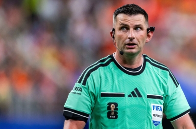 English referee Michael Oliver