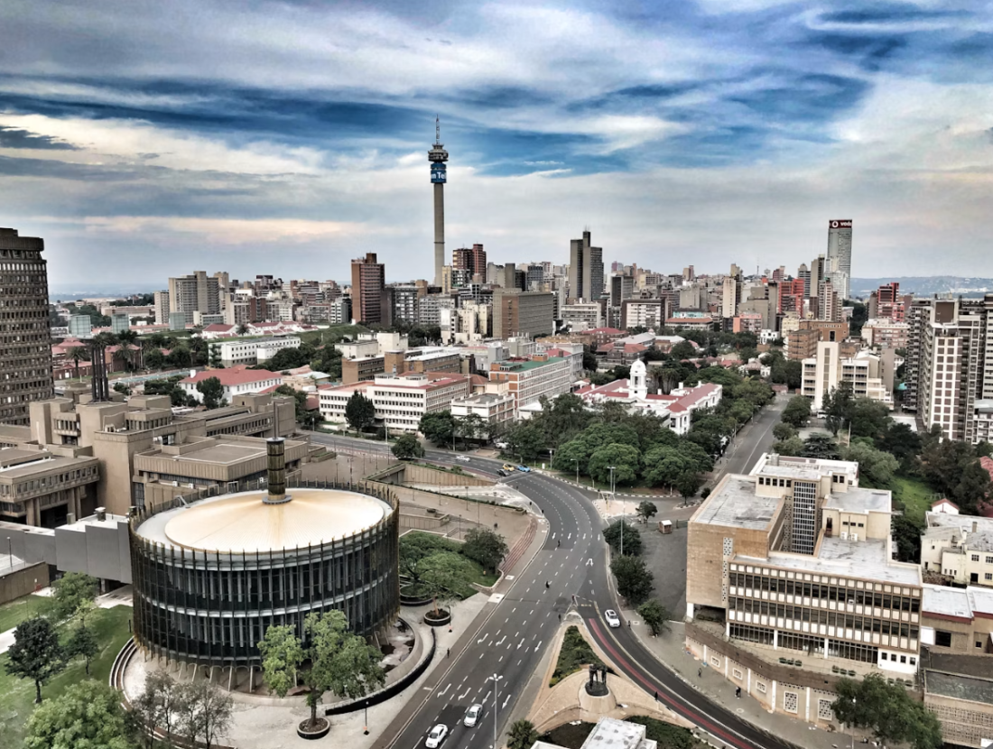 Gaborone, the capital of Botswana, a country in Southern Africa
