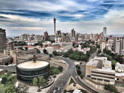 Gaborone, the capital of Botswana, a country in Southern Africa