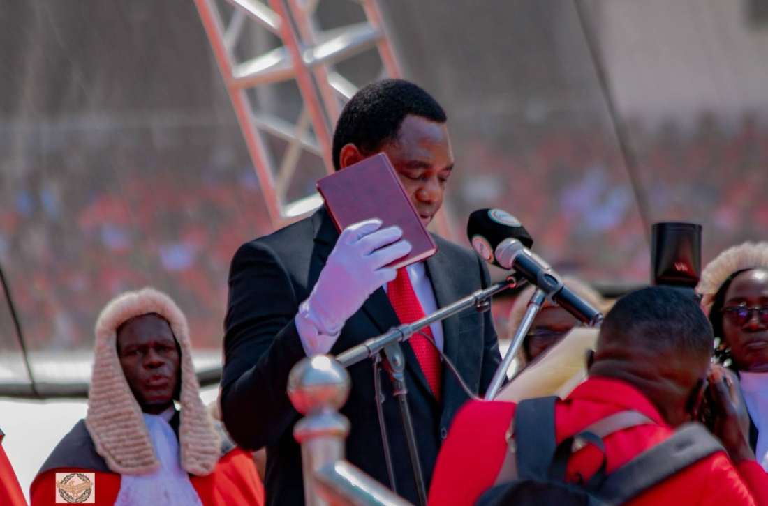 Zambian President Hakainde Hichilema