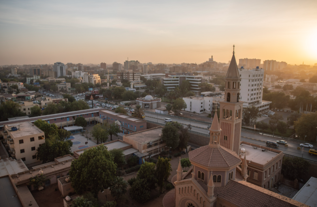 Khartoum, capital of Sudan.