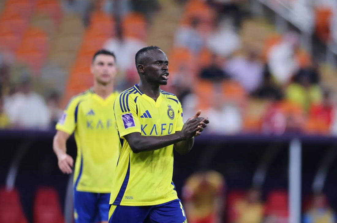 Sadio Mané plays as a left winger for Al-Nassr FC.