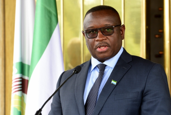 Sierra Leonean President Julius Maada Bio